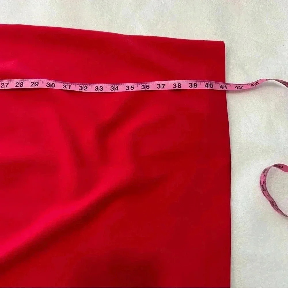 Black Halo Petal Sleeve Dress in Chic Red,‎ Size 8 - Picture 13 of 14